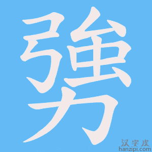 《勥》的笔顺动画写字动画演示